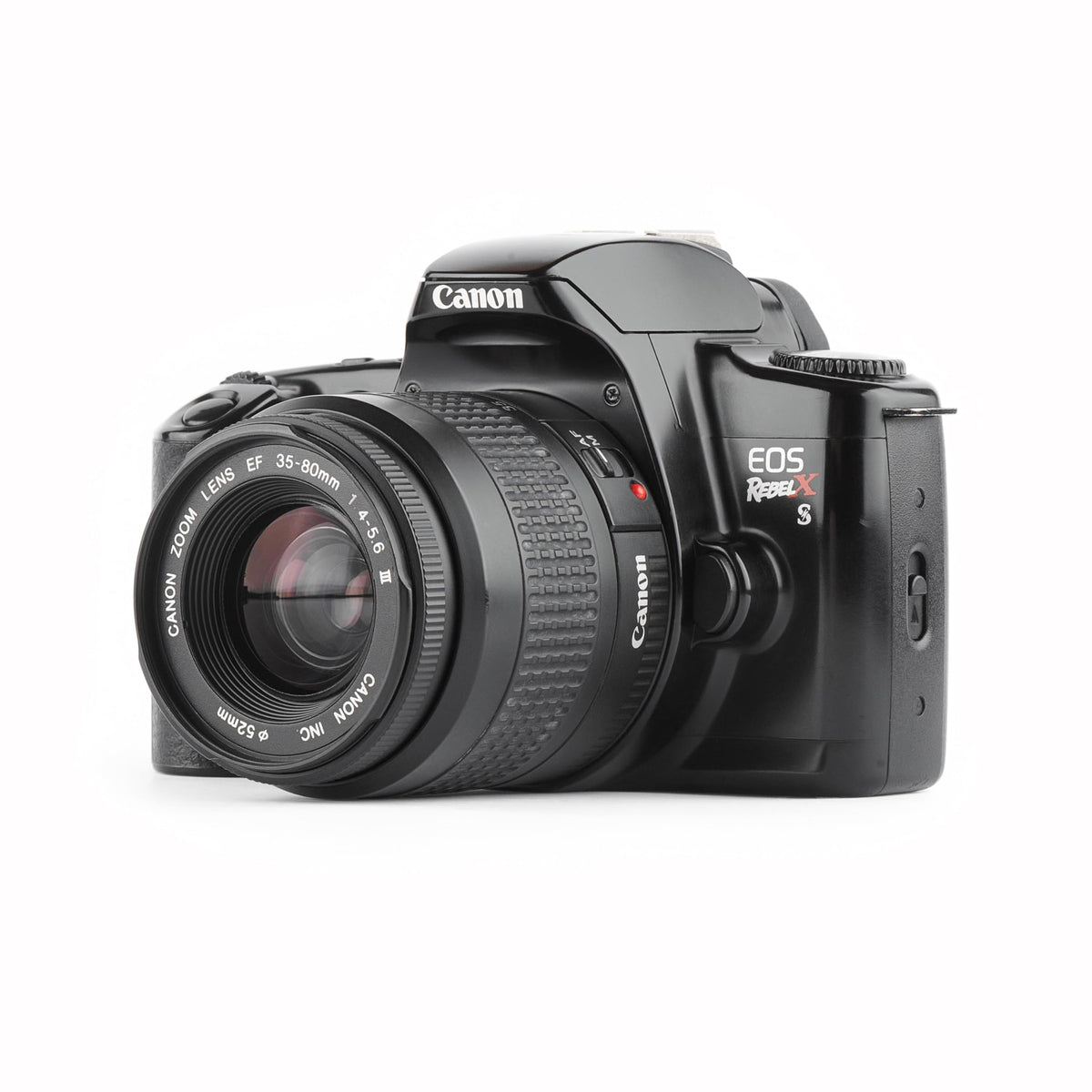 Canon EOS Rebel X SLR with 35-80mm lens offers versatile framing