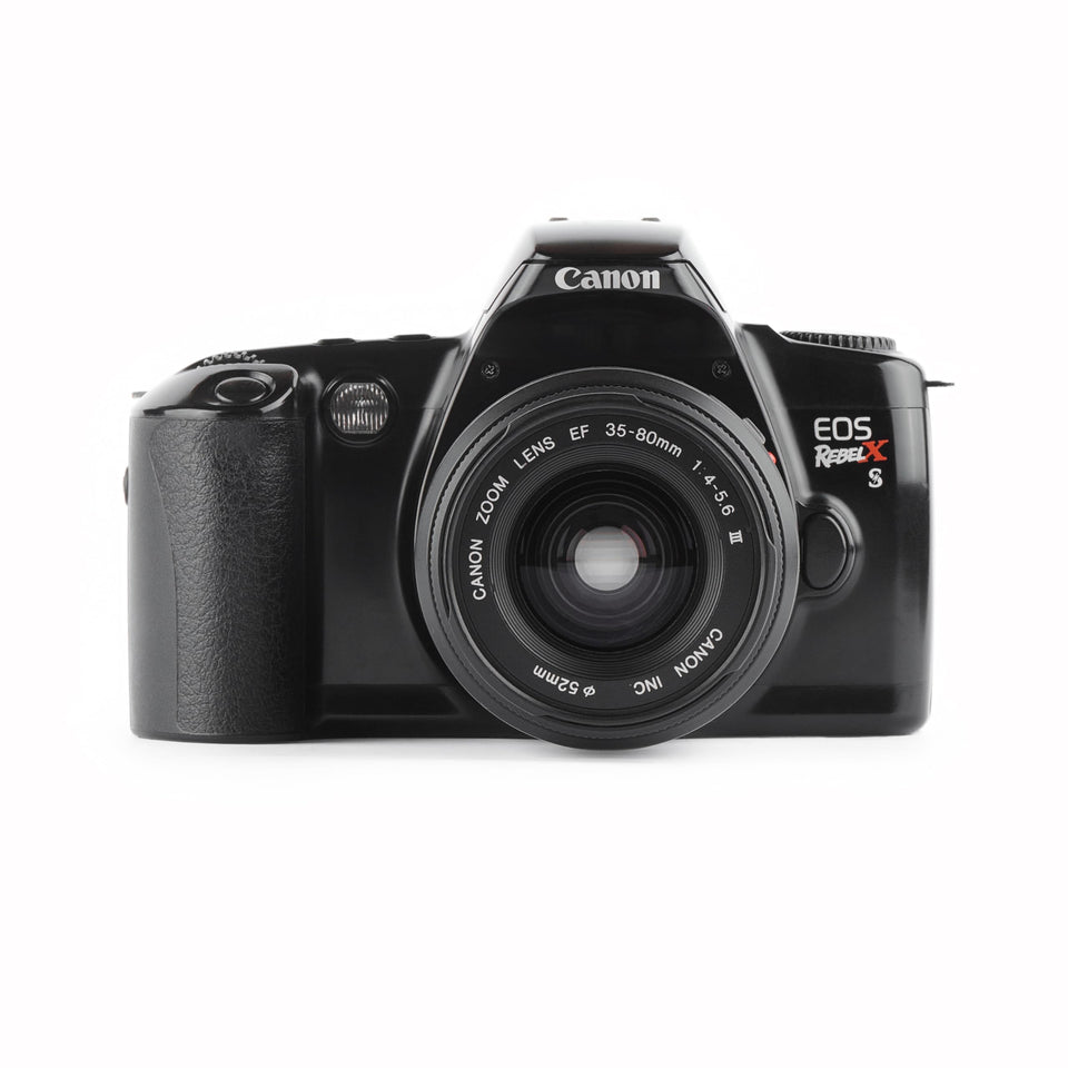 Canon EOS Rebel X SLR black body perfect for film photography enthusiasts