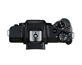 Canon EOS M50 Mark II kit captures 4K video for crisp footage.