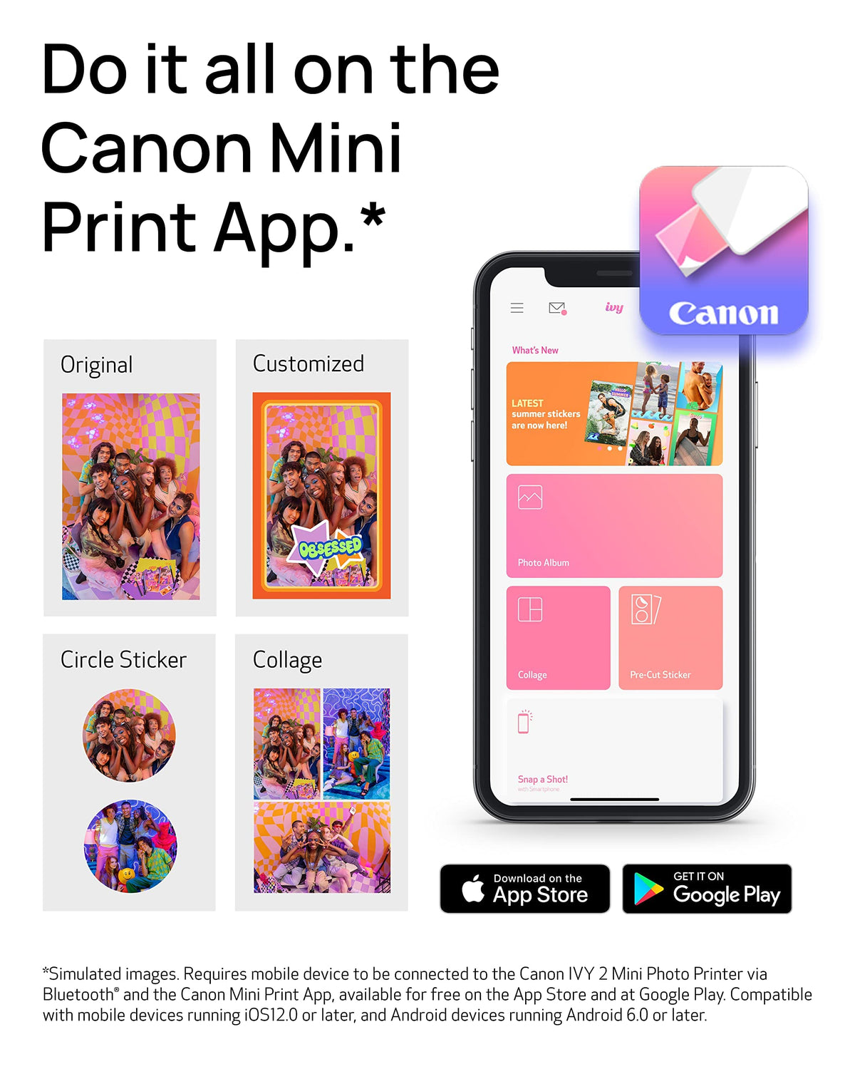 Canon Ivy 2 print quality close-up showing natural skin tones and sharpness
