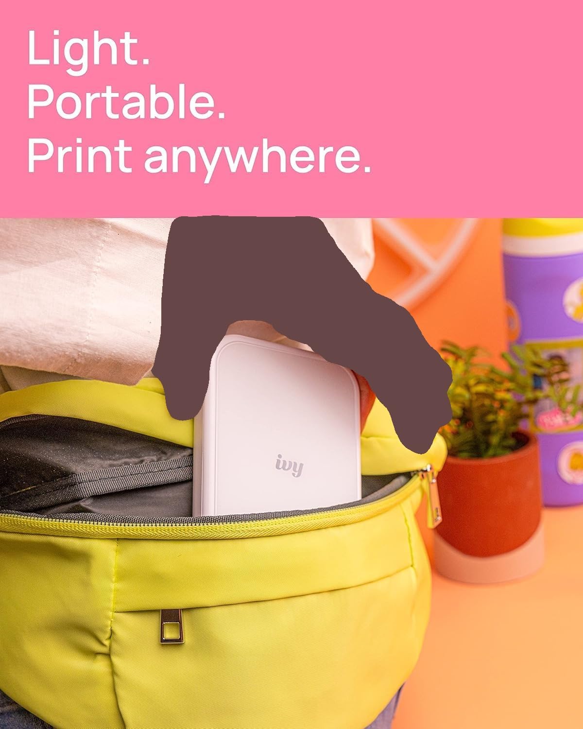 Canon Ivy 2 protective case keeps your mini printer safe on travel.