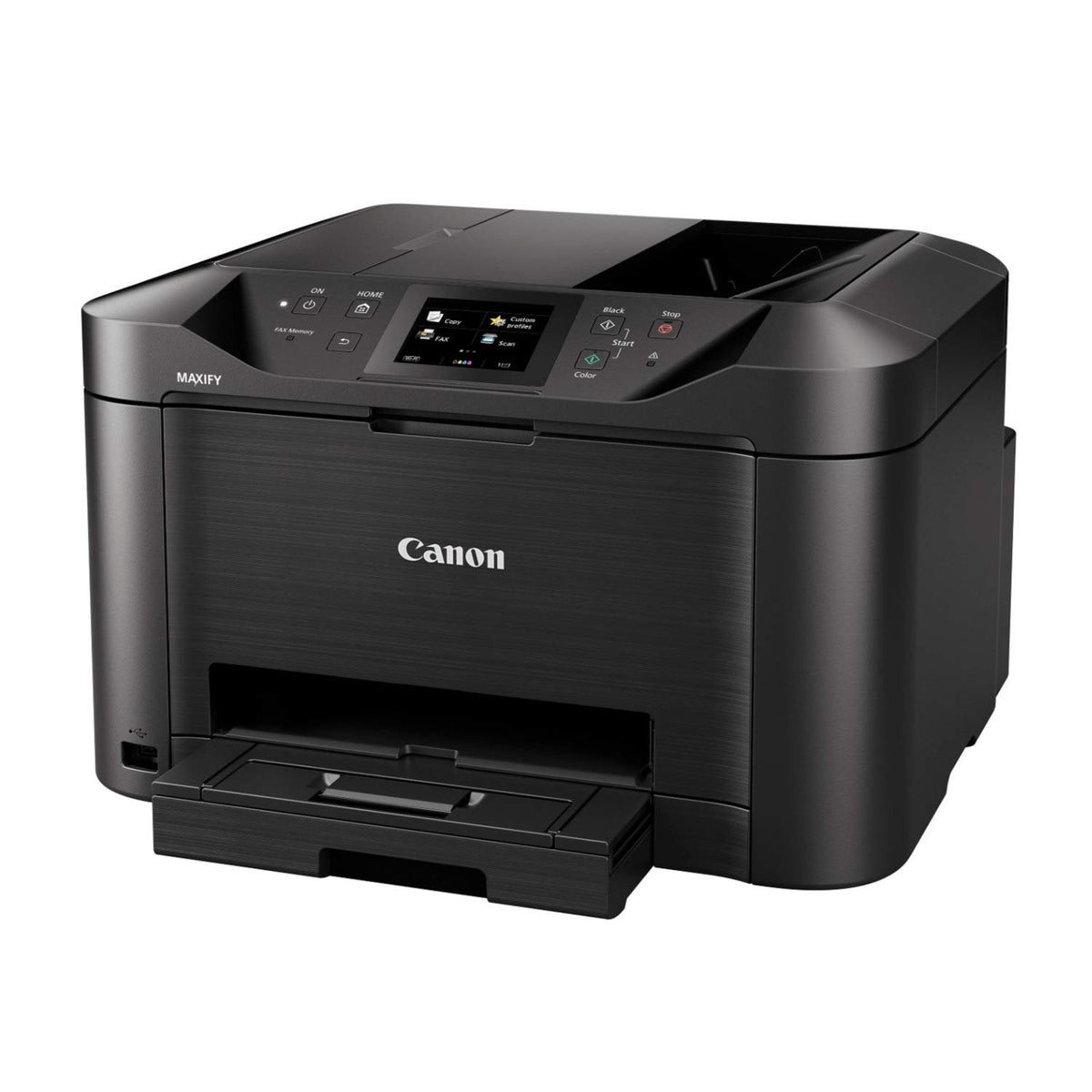 Canon MB5120 duplex printing saves time on double-sided documents.