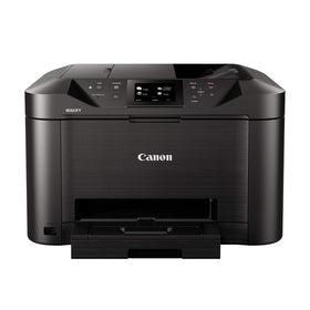 Canon MB5120 front view highlights a compact hub for efficient printing and copying in small teams.