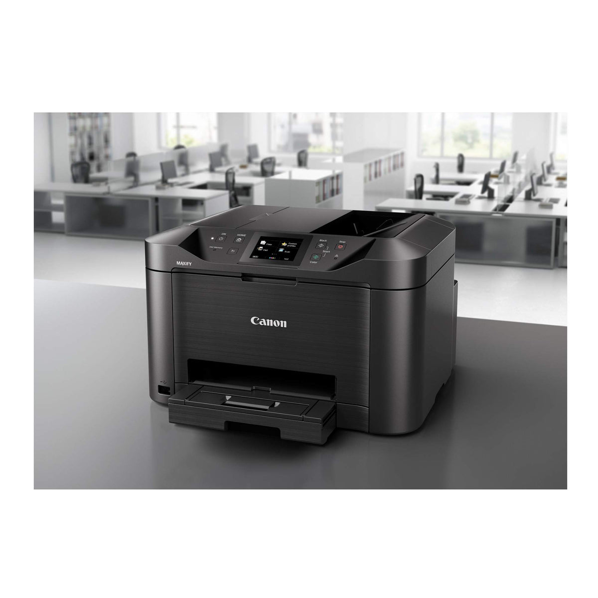 Canon MB5120 box contents include printer, inks, and cables for quick setup.