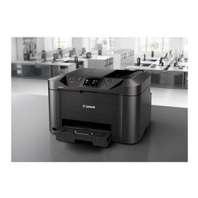 Canon MB5120 box contents include printer, inks, and cables for quick setup.