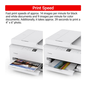 Canon PIXMA TR7120 duplex printing demonstrates paper-saving capability.