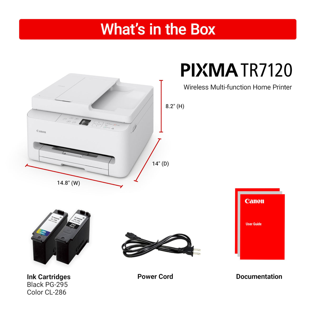 Canon PIXMA TR7120 mobile printing from the Canon PRINT App.