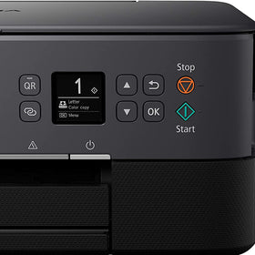 Canon PIXMA TS6420a bundle contents: USB cable and guidebook