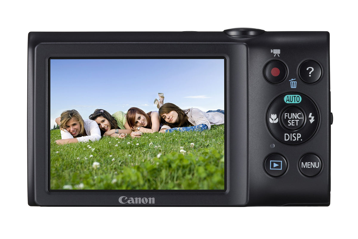 Canon PowerShot A2300 IS 16 MP sensor captures crisp everyday moments.