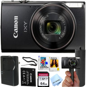 Canon PowerShot IXY 650 HS front view showing compact design for easy travel photography.