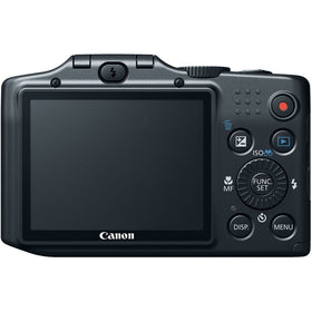 Canon PowerShot SX160 IS 16x zoom lens offers versatile focal range from wide to telephoto.