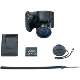 Canon PowerShot SX400 16MP sensor with DIGIC 4+ for crisp images.