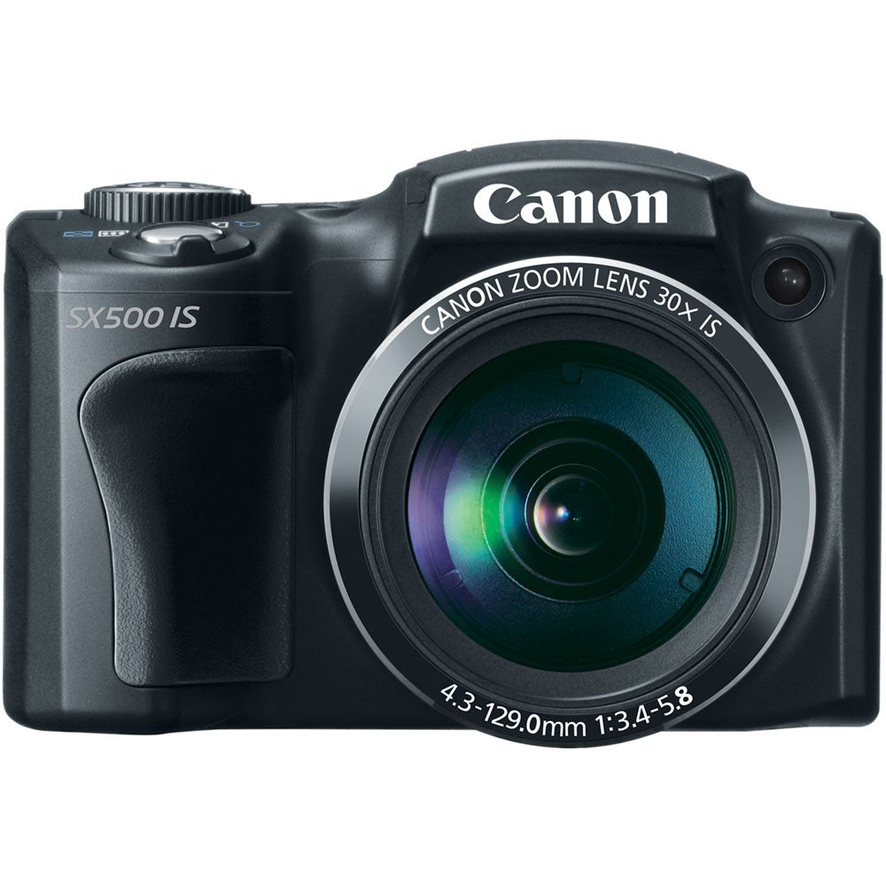 Canon PowerShot SX500 24mm wide-angle lens for expansive landscapes and group photos.