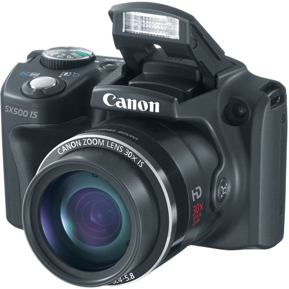 Canon PowerShot SX500 3.0-inch LCD delivers accurate framing and easy review.