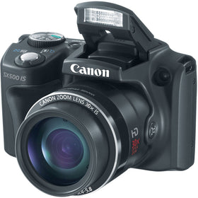 Canon PowerShot SX500 3.0-inch LCD delivers accurate framing and easy review.