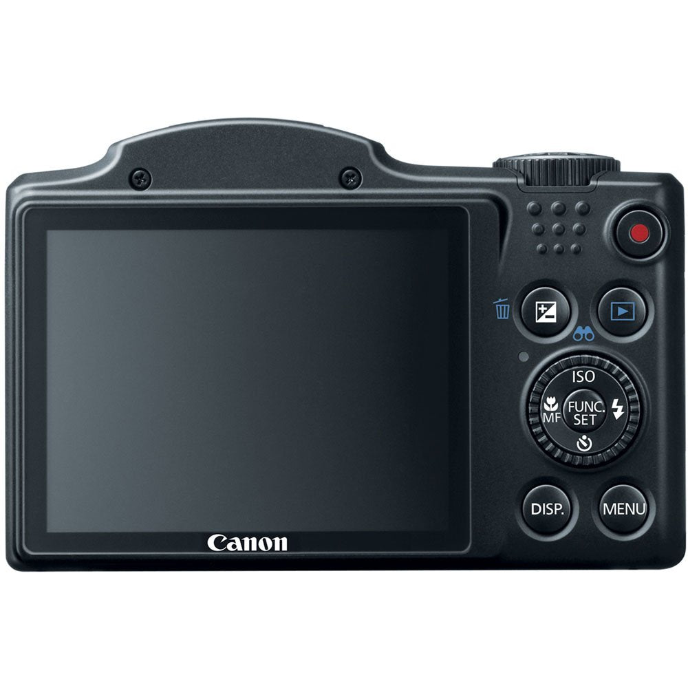 Canon PowerShot SX500 optical image stabilizer reduces shake in handheld telephoto shots.