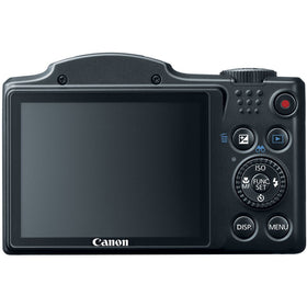 Canon PowerShot SX500 optical image stabilizer reduces shake in handheld telephoto shots.