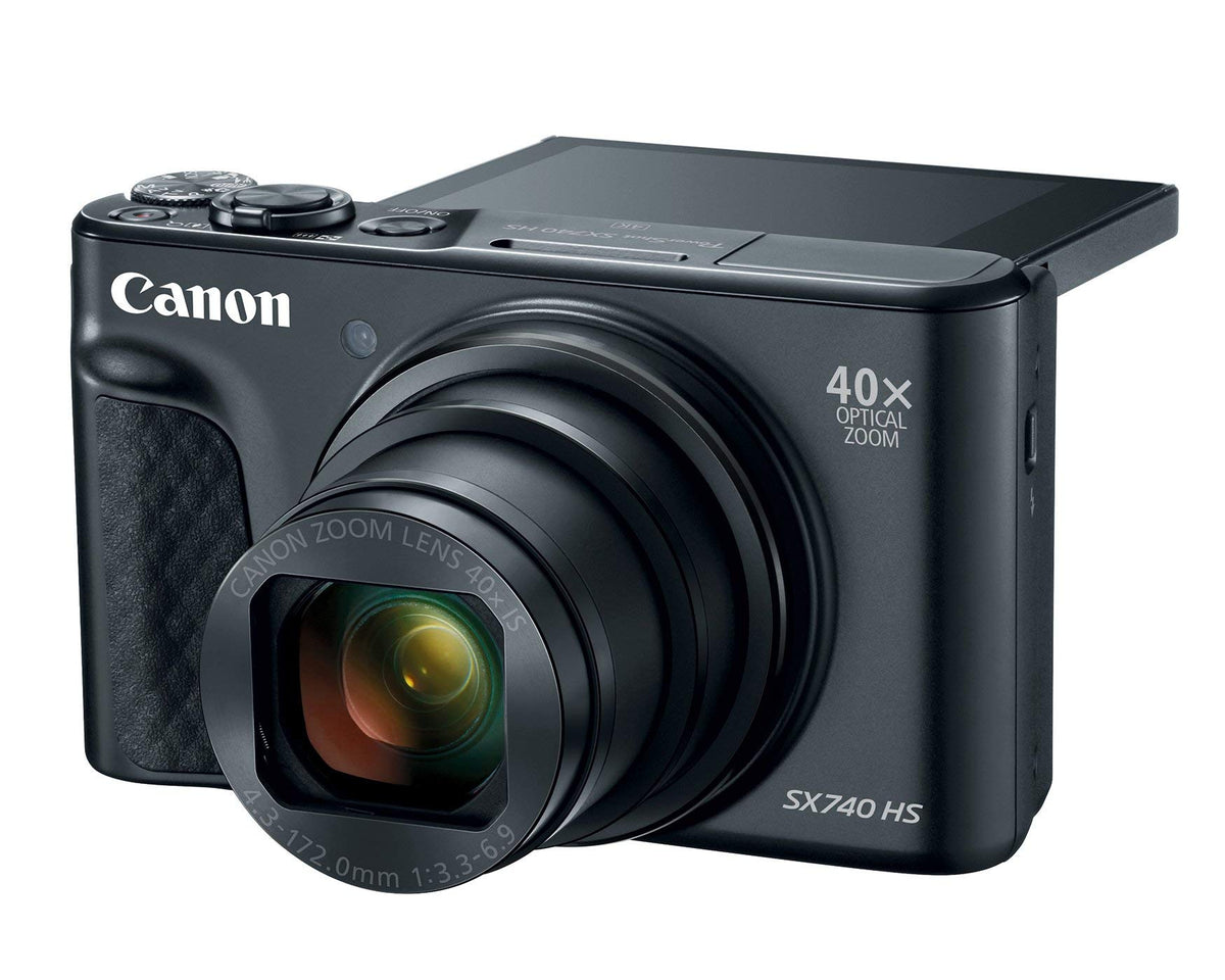 Canon PowerShot SX740 20.3MP sensor for crisp daytime photos.