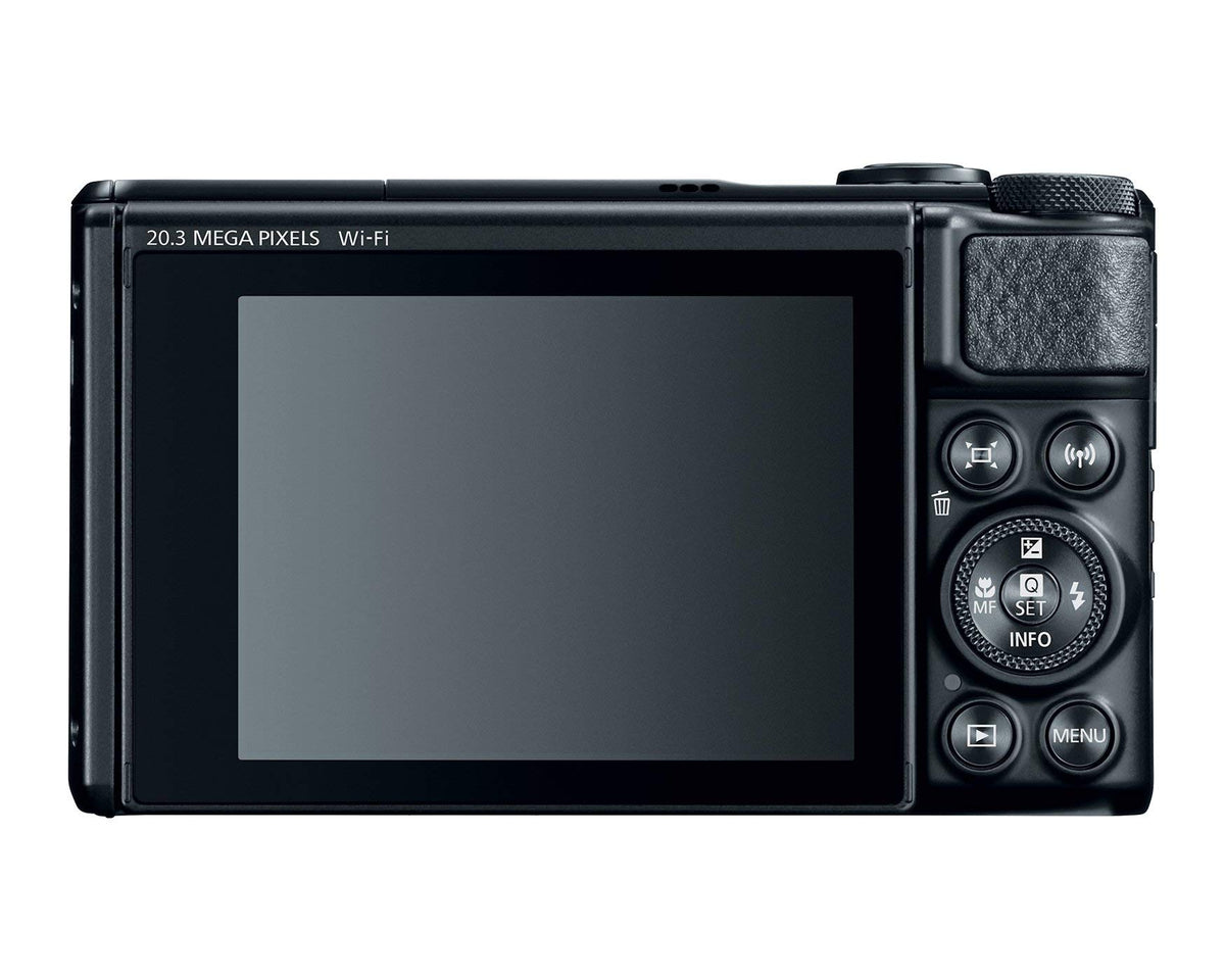 Canon PowerShot SX740 3-inch tilt LCD for flexible angles.