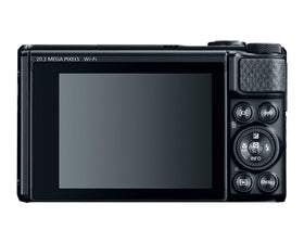 Canon PowerShot SX740 3-inch tilt LCD for flexible angles.
