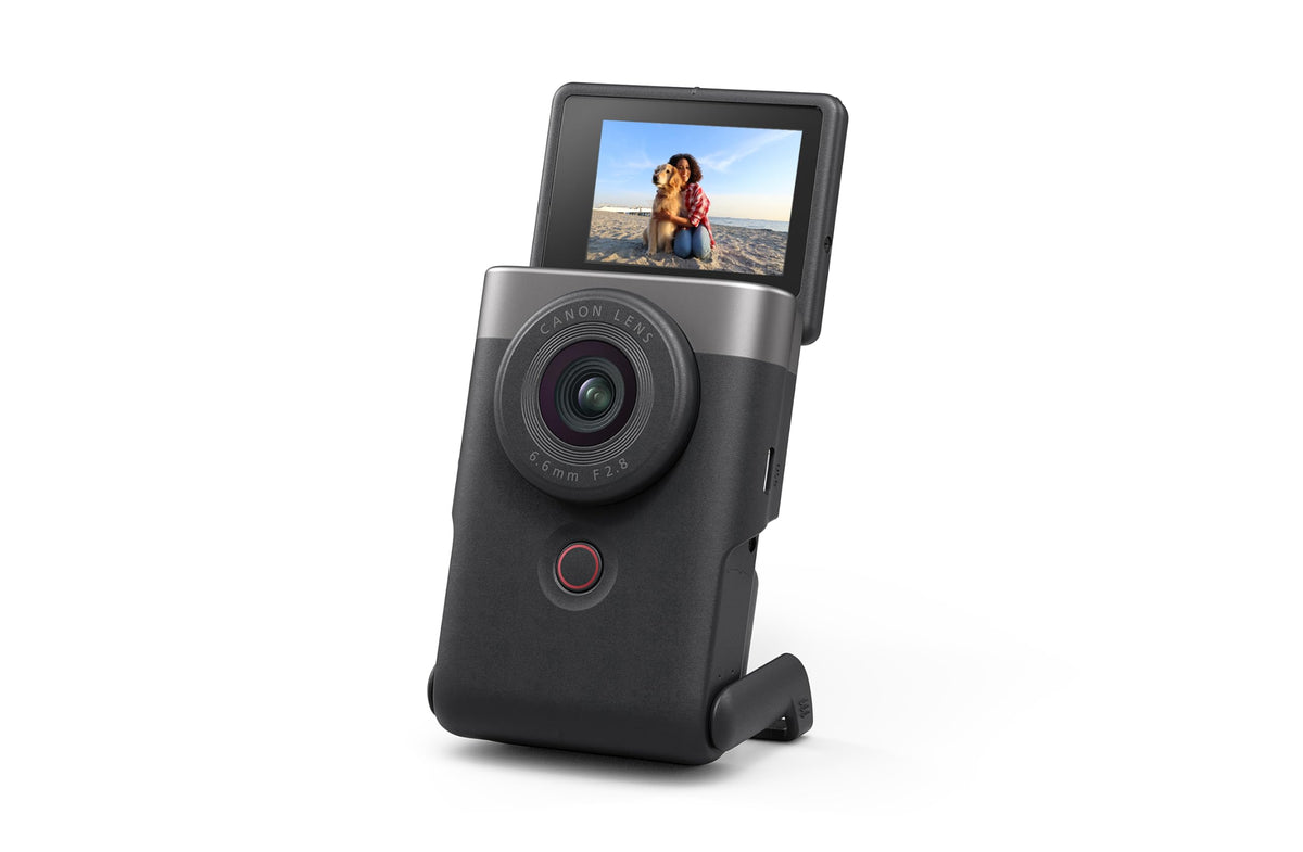 Canon PowerShot V10 compact design enables easy travel vlogging.