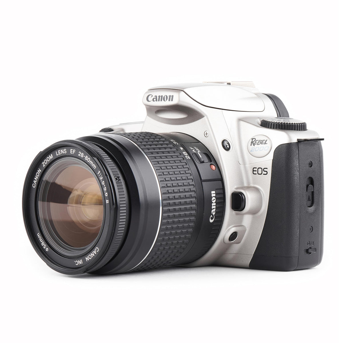 Canon Rebel 2000 built-in flash helps illuminate scenes in dim light.