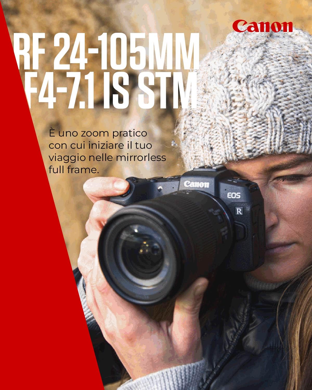 Canon RF 24-105mm f/4-7.1 IS STM stabilization helps keep shots sharp.
