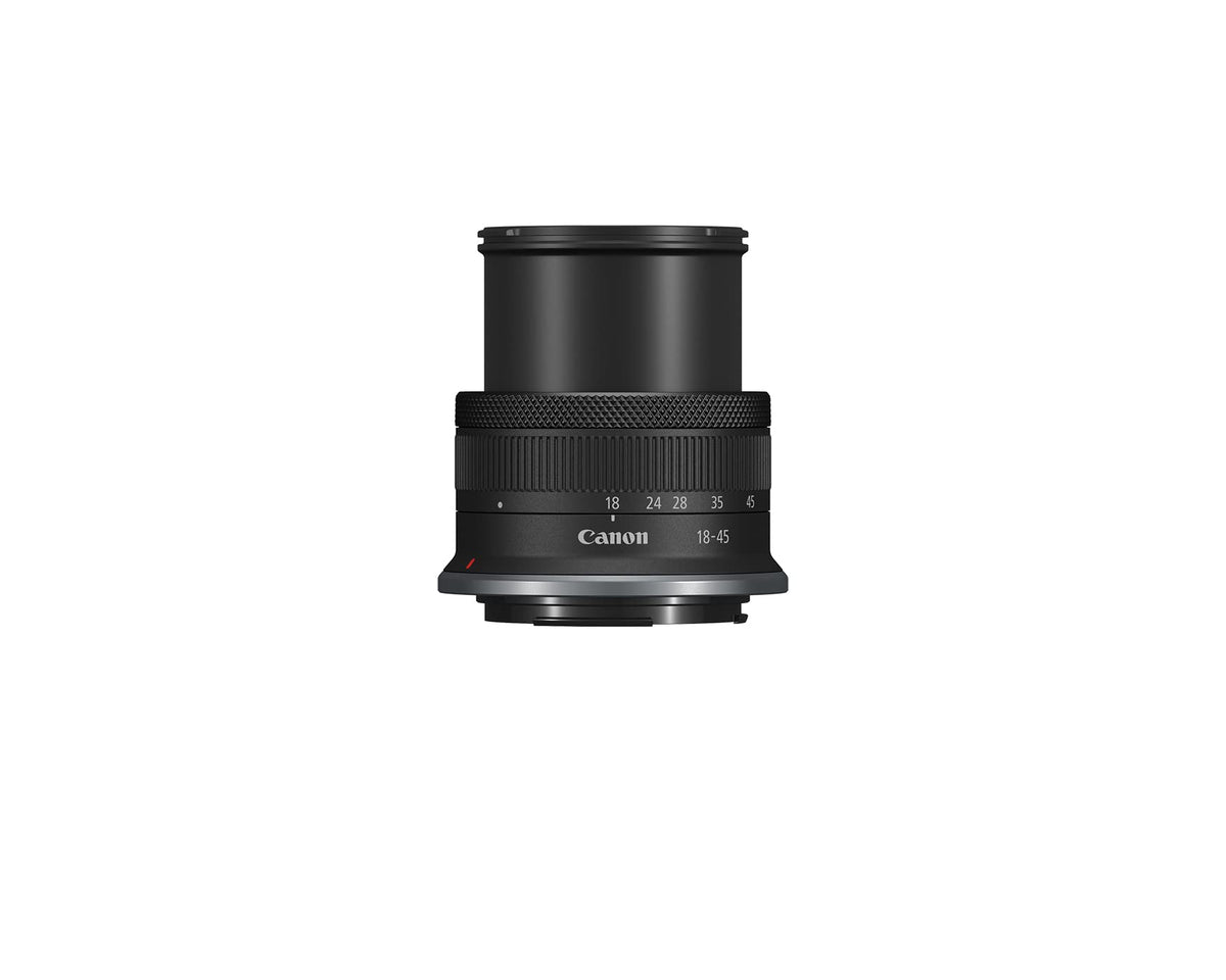 Canon RF-S18-45mm F4.5-6.3 IS STM Dual Pixel AF coverage across APS-C for accurate focus.