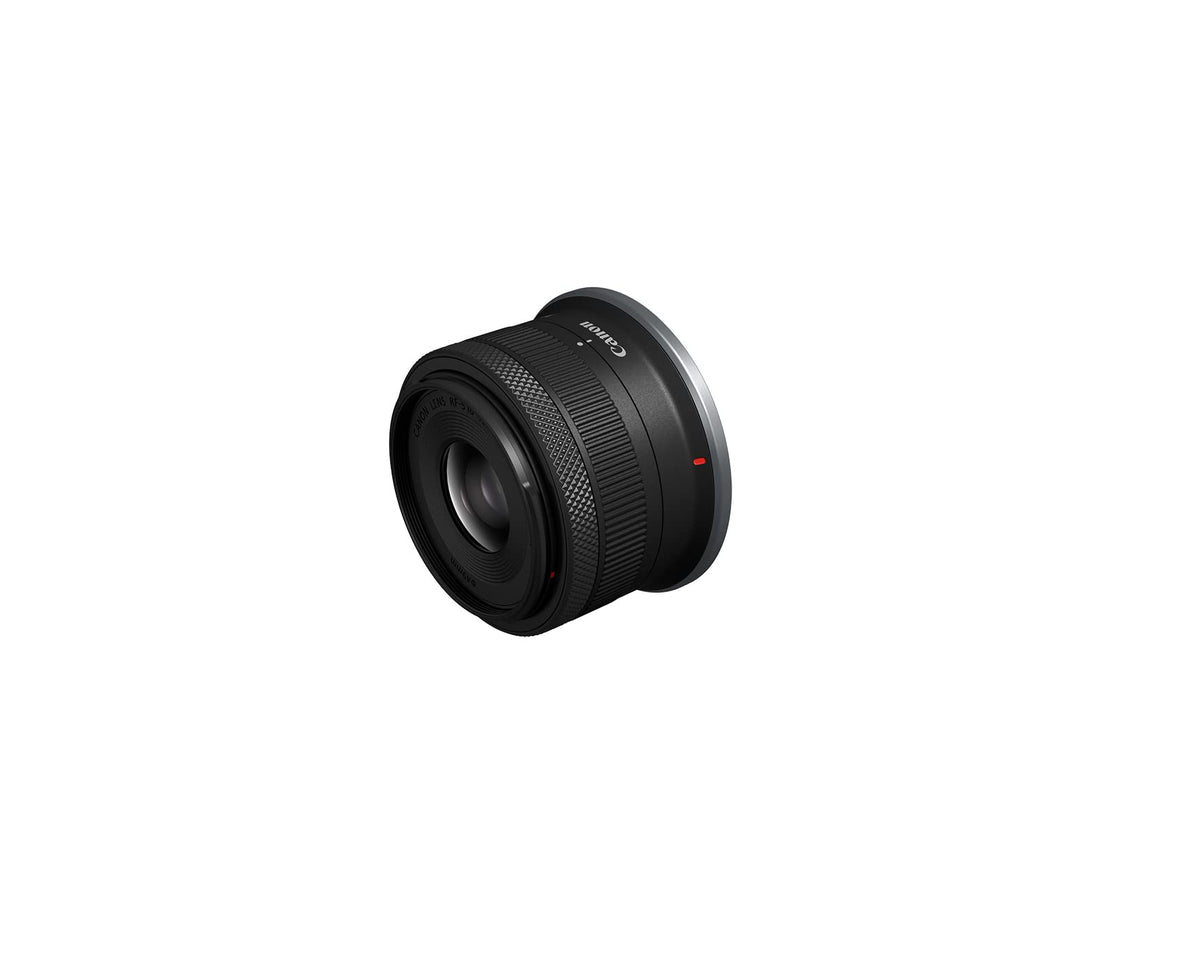 Canon RF-S18-45mm F4.5-6.3 IS STM quiet autofocus for video capture.