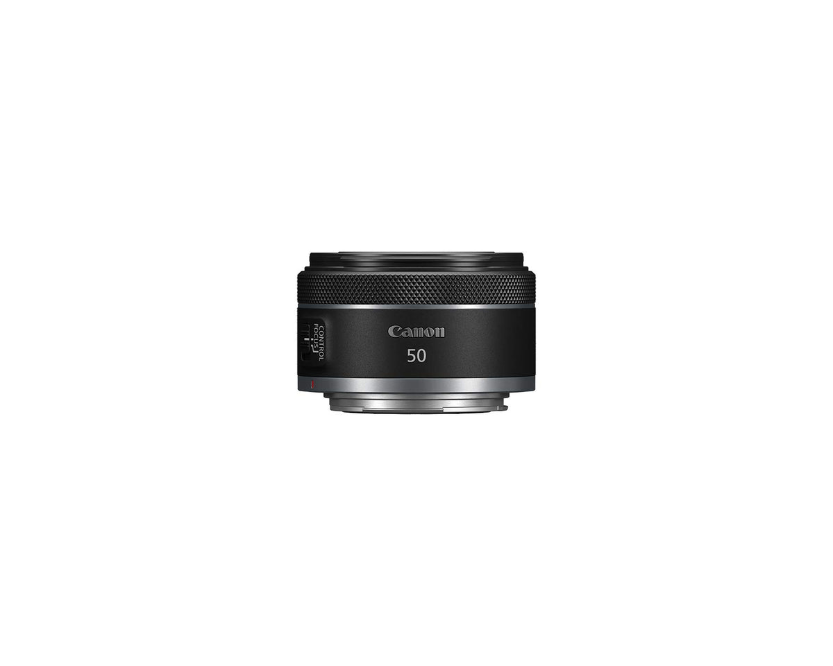 Canon Renewed packaging shows lens contents and trusted refurbishment