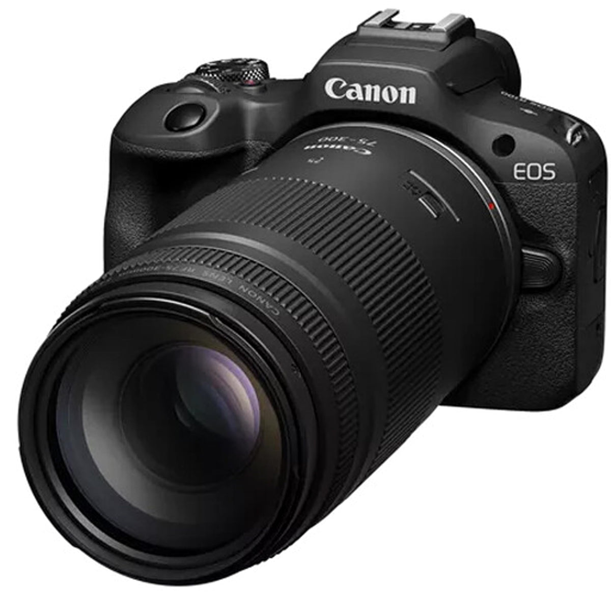 Canon RF 75-300mm lens bundle includes UV filter and case for travel