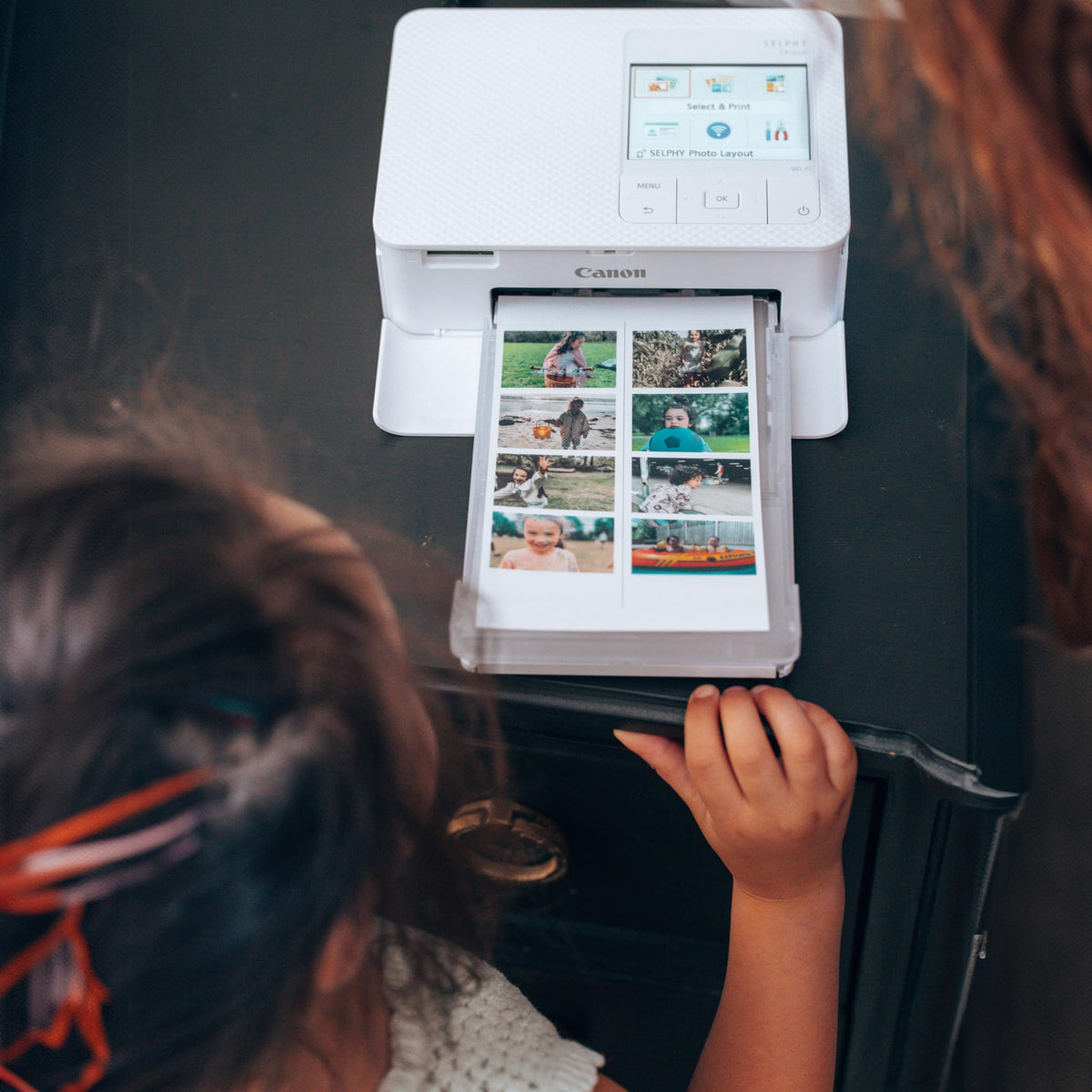 Canon SELPHY CP1500 4x6 photo print ready for sharing