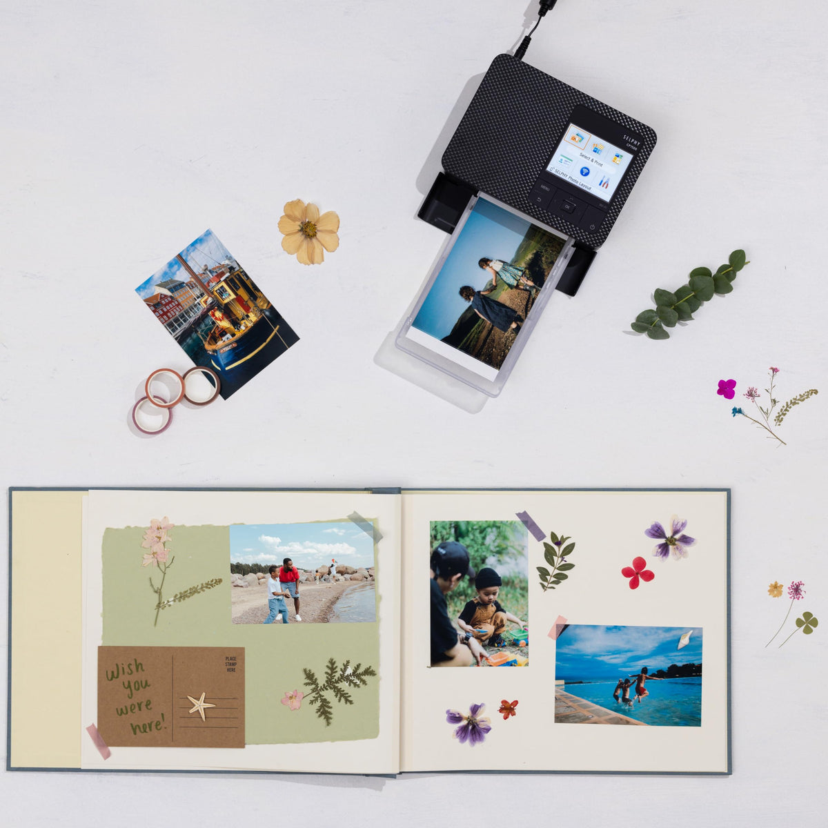 Canon Selphy CP1500 portable design designed for versatile on-the-go printing.