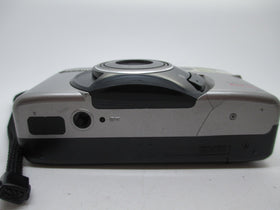 Canon Sure Shot 105 compact body fits easily in a bag.