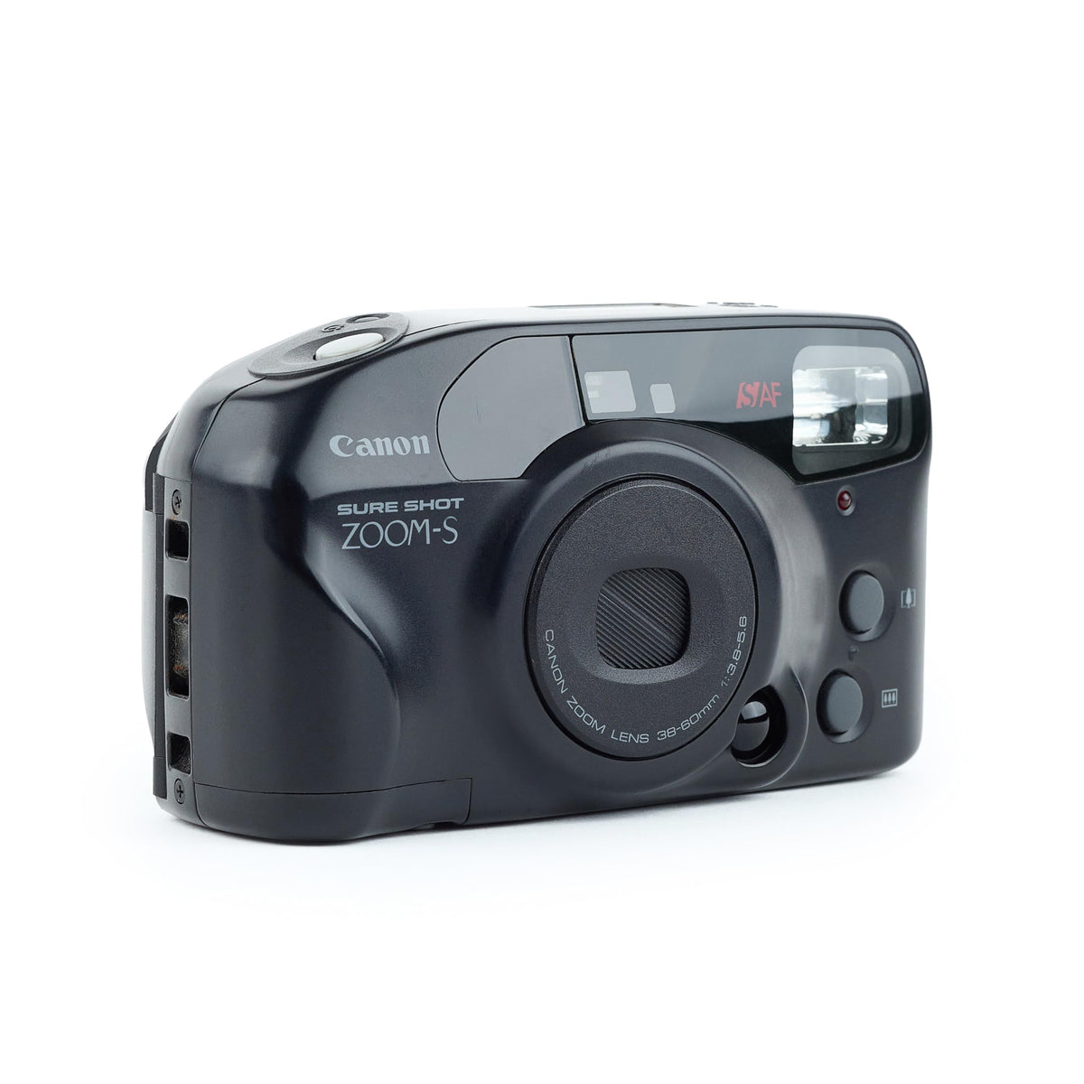 Canon Sure Shot Zoom-S 38-60mm lens close-up highlighting versatile zoom range