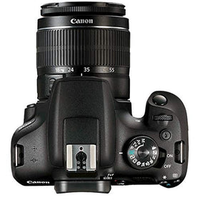 Canon tabletop tripod setup for stable desk or travel use.
