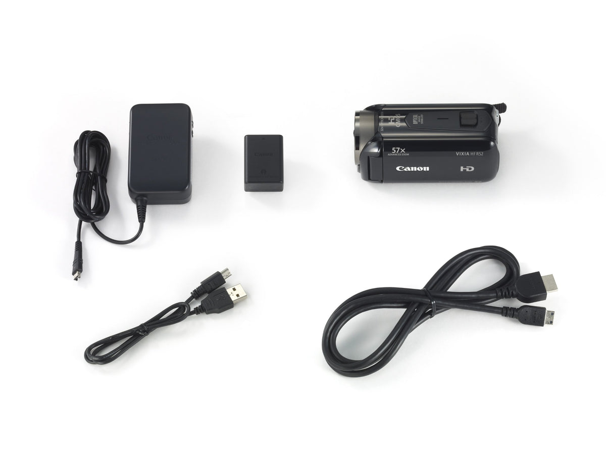 Canon VIXIA HF R500 records to SD cards for easy sharing.