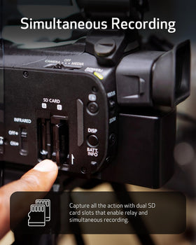 Canon XA60 USB-C live streaming to PC or Mac for HD sharing.