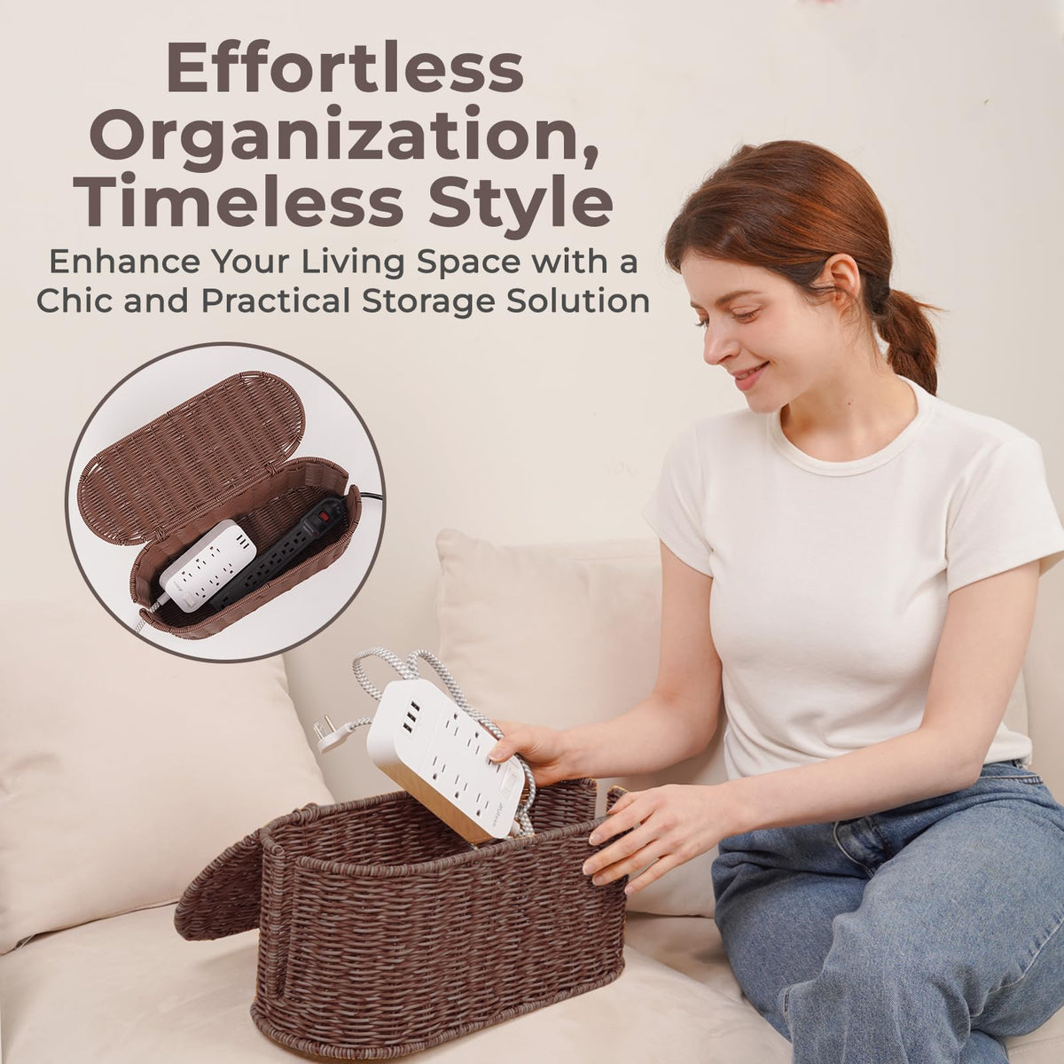 Cantalop on home desk illustrating decorative use and clutter-free workspace