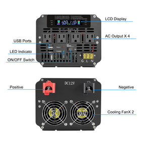 Cantonape remote controller enables convenient on/off operation from a distance.