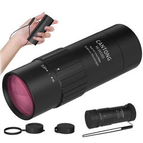 Cantong 8x32mm monocular compact design enables easy one-handed outdoor use