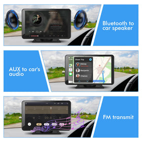 Capapro mounted on dashboard showing portable install and improved driving convenience