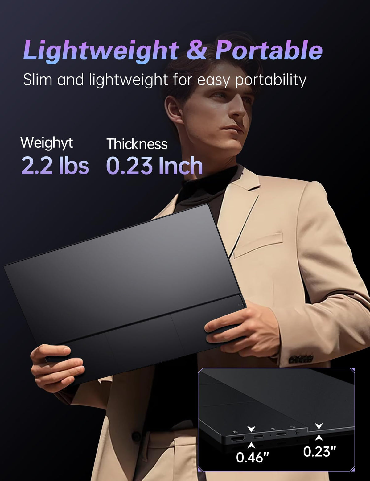 CAPERAVE 144Hz gaming motion view highlights fluid gameplay for fast games.