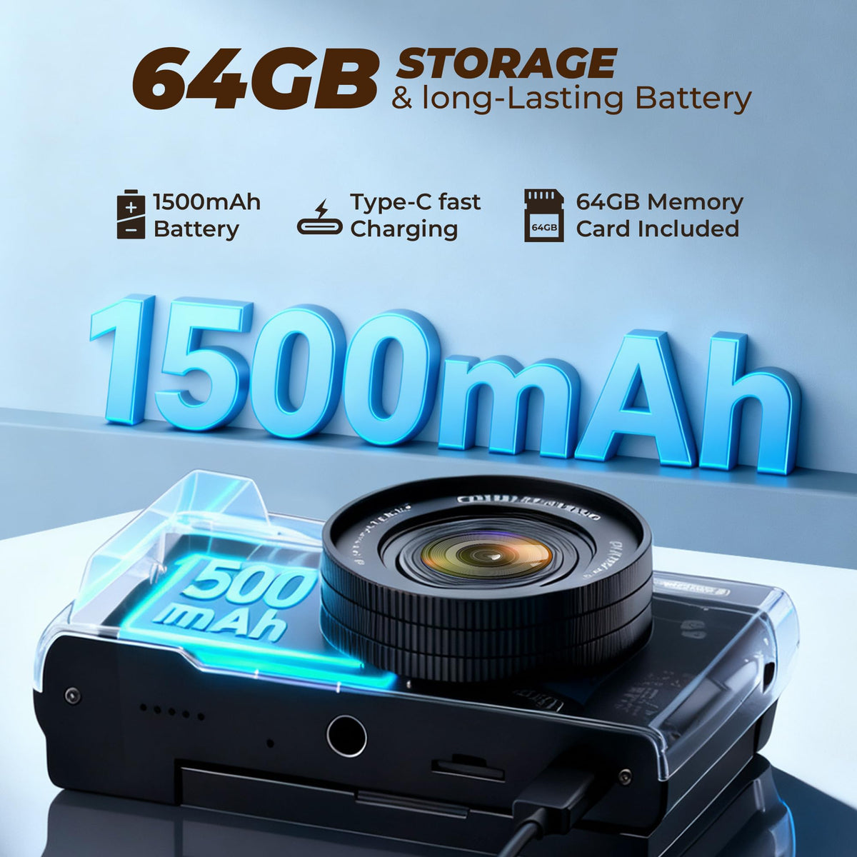 Captainbear includes a 64GB SD card ready to start capturing instantly.