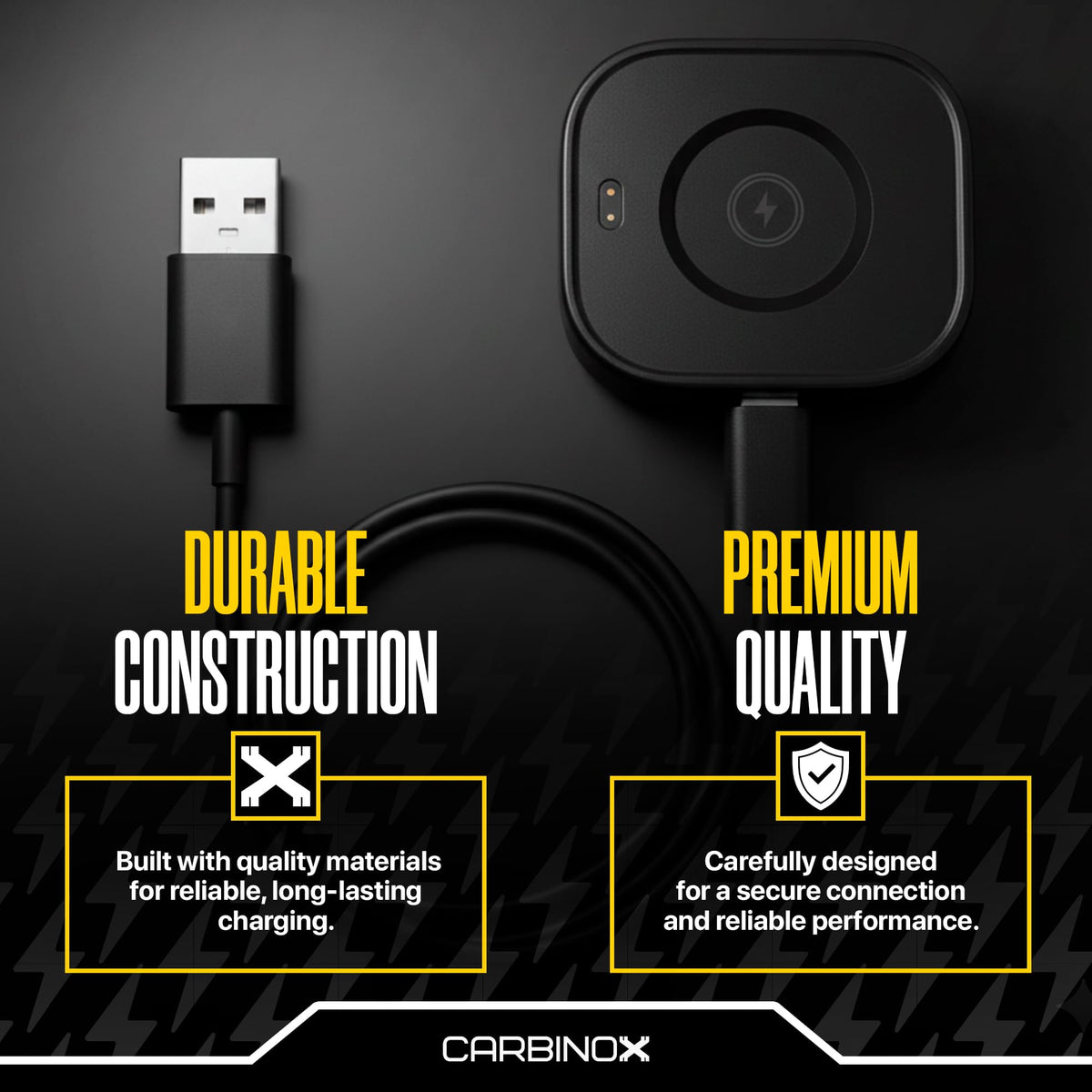 Carbinox Edge USB charger travel-ready design for on-the-go charging.