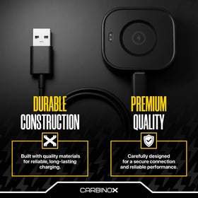 Carbinox Edge USB charger travel-ready design for on-the-go charging.