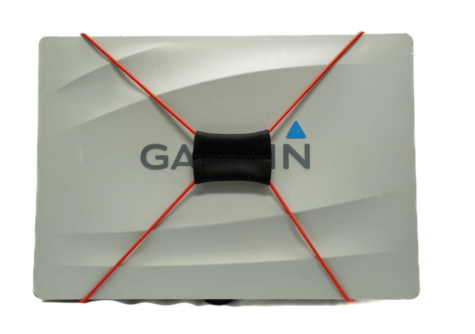 CARBONgreen fishing graph cover strap keeping your unit secure during travel.
