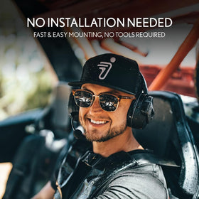 Cardo Packtalk Edgephone ORV all-terrain performance on sand and mud.