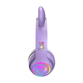 Care Bears Bluetooth kids headphones featuring on-ear controls for easy use
