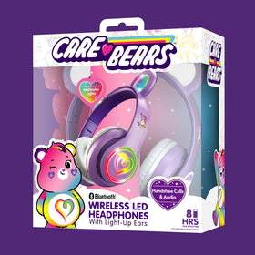 Care Bears headphones offer up to 8 hours of battery life for daily use